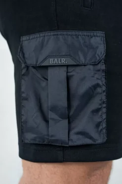 Heren BALR. Shorts*Q-Cargo Series Sweat Shorts Jet Black