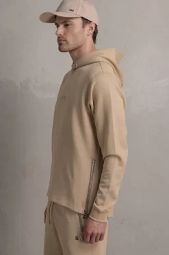 Heren BALR. Hoodies*Q-Series Straight Classic Hoodie Irish Cream