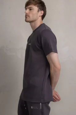 Heren BALR. T-Shirts*Q-Series Straight T-Shirt Asphalt