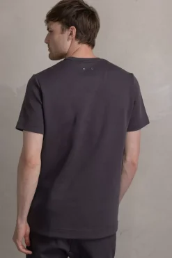 Heren BALR. T-Shirts*Q-Series Straight T-Shirt Asphalt