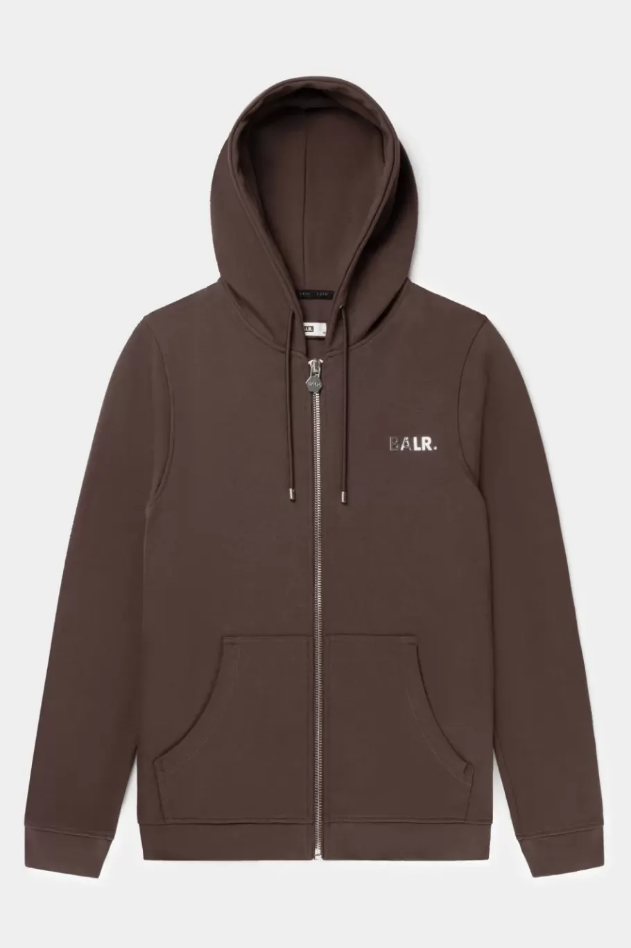 Heren BALR. Sweatshirts*Q-Series Straight Zip Thru Hoodie Renewed Java