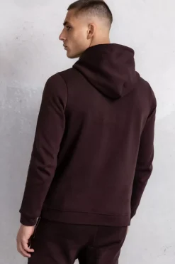 Heren BALR. Sweatshirts*Q-Series Straight Zip Thru Hoodie Renewed Java