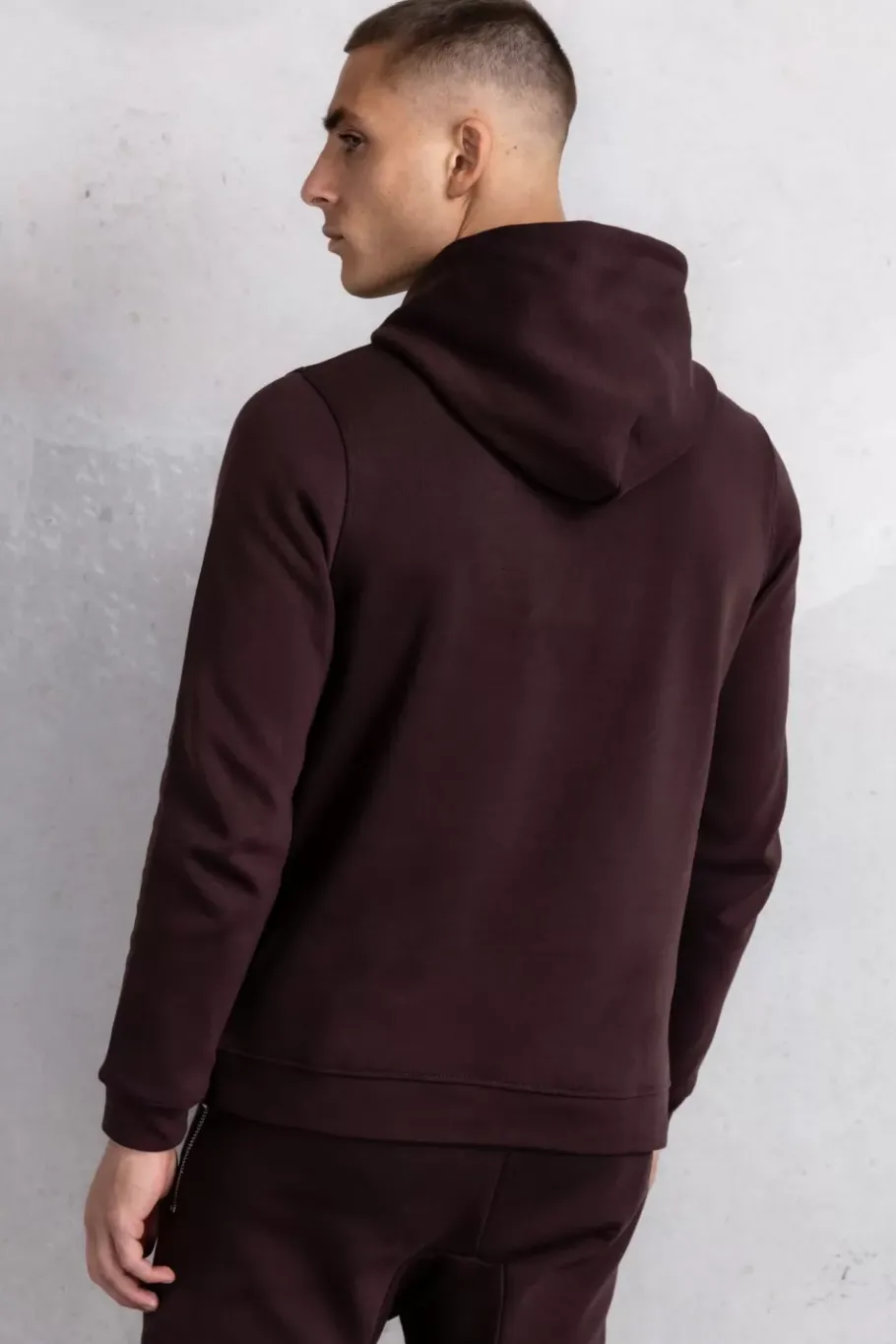 Heren BALR. Sweatshirts*Q-Series Straight Zip Thru Hoodie Renewed Java