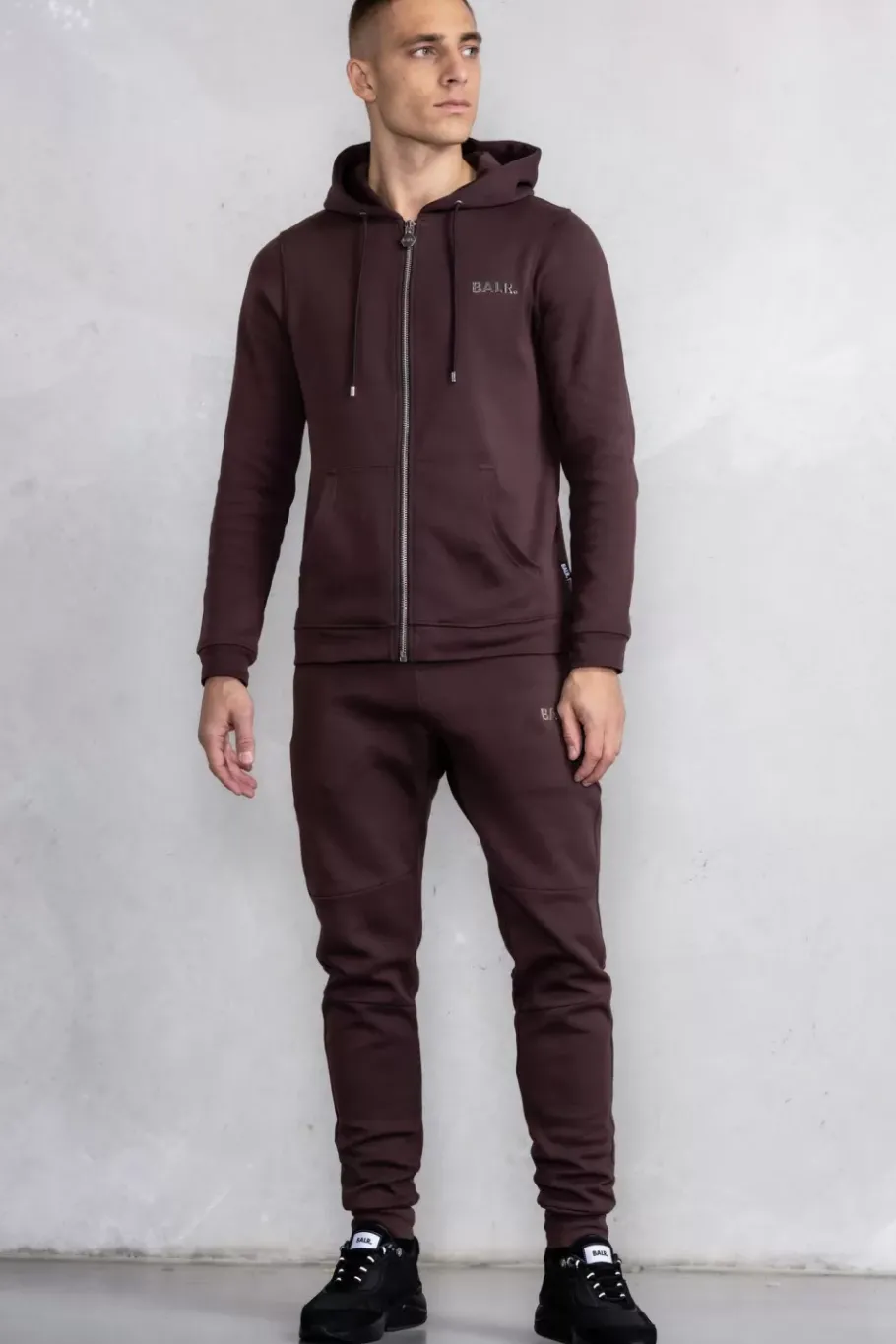 Heren BALR. Sweatshirts*Q-Series Straight Zip Thru Hoodie Renewed Java