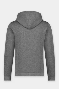 Heren BALR. Sweatshirts*Q-Series Straight Zipped Hoodie Men Dk Grey Heather
