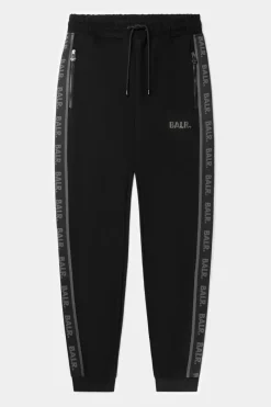 Heren BALR. Broek*Q-Tape Slim Classic Sweatpants Jet Black