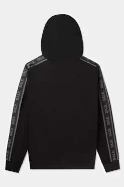 Heren BALR. Sweatshirts*Q-Tape Zip Through Hoodie Jet Black