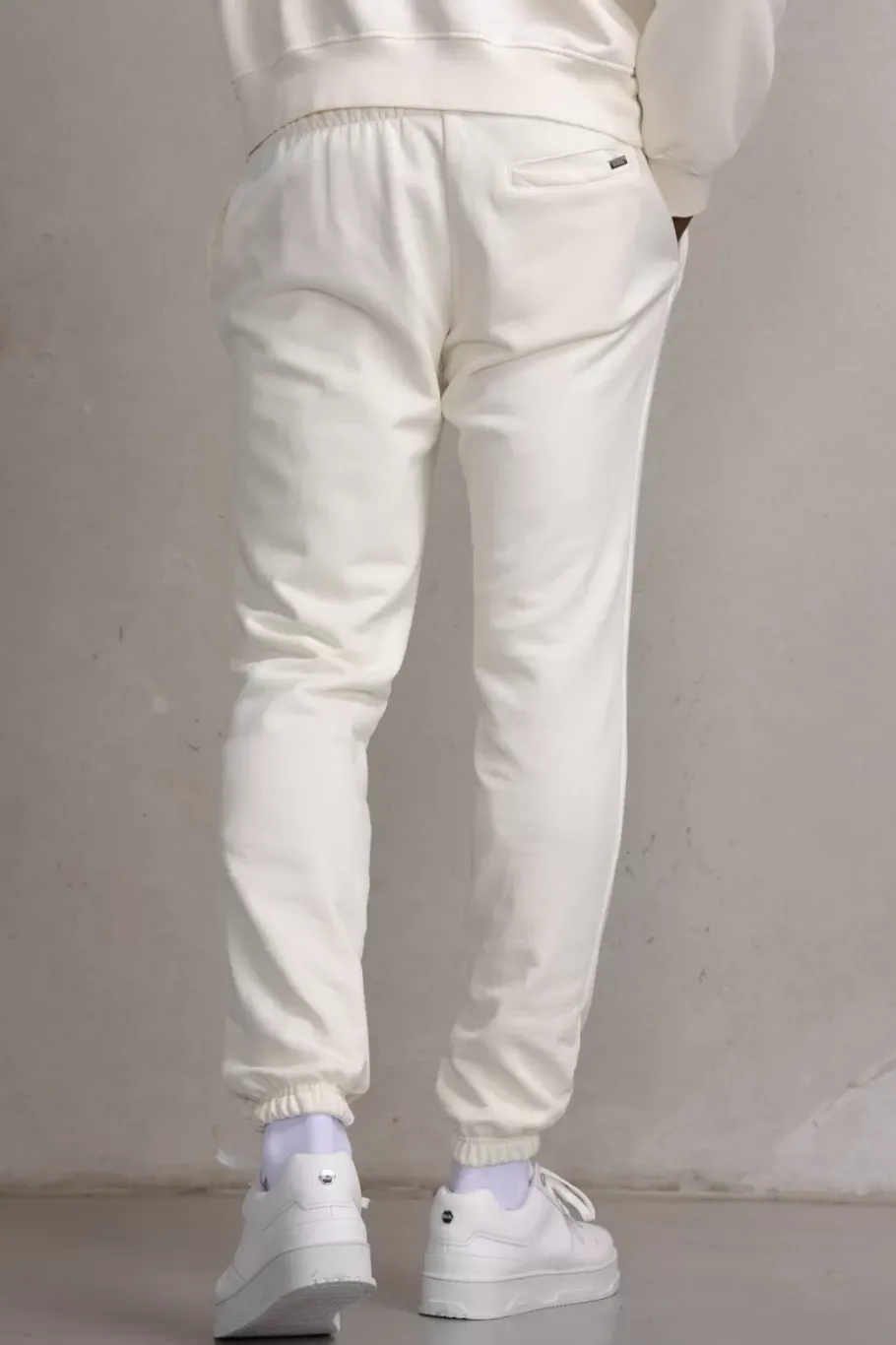 Heren BALR. Broek*Regular Metal Brand Jogger Egret