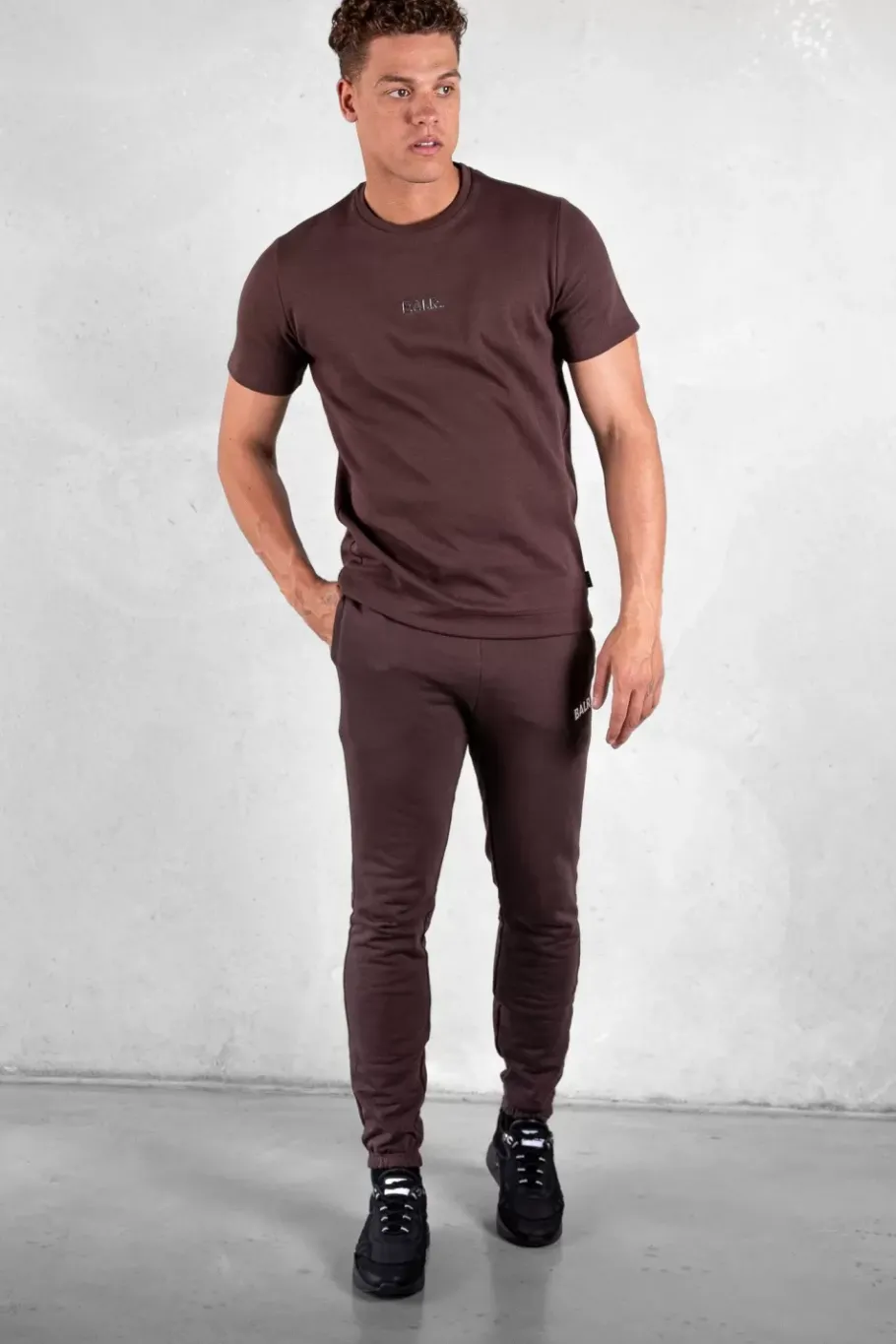 Heren BALR. Broek*Regular Metal Brand Jogger Java
