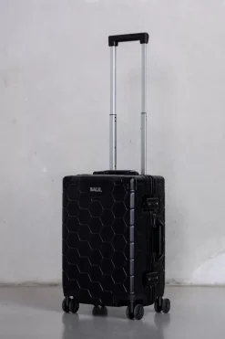 Heren BALR. Tassen & Reizen*Romeo Embossed Hexagon Suitcase Jet Black