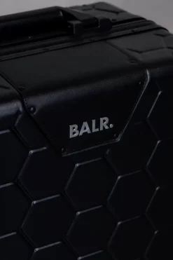Heren BALR. Tassen & Reizen*Romeo Embossed Hexagon Suitcase Jet Black