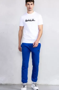 Heren BALR. T-Shirts*Sebastian Slim H2S Half Track T-Shirt Bright White