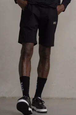 Heren BALR. Shorts*Tony Regular Panel Sweat Shorts Jet Black